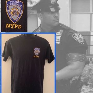 NYPD Embroidered T Shirt